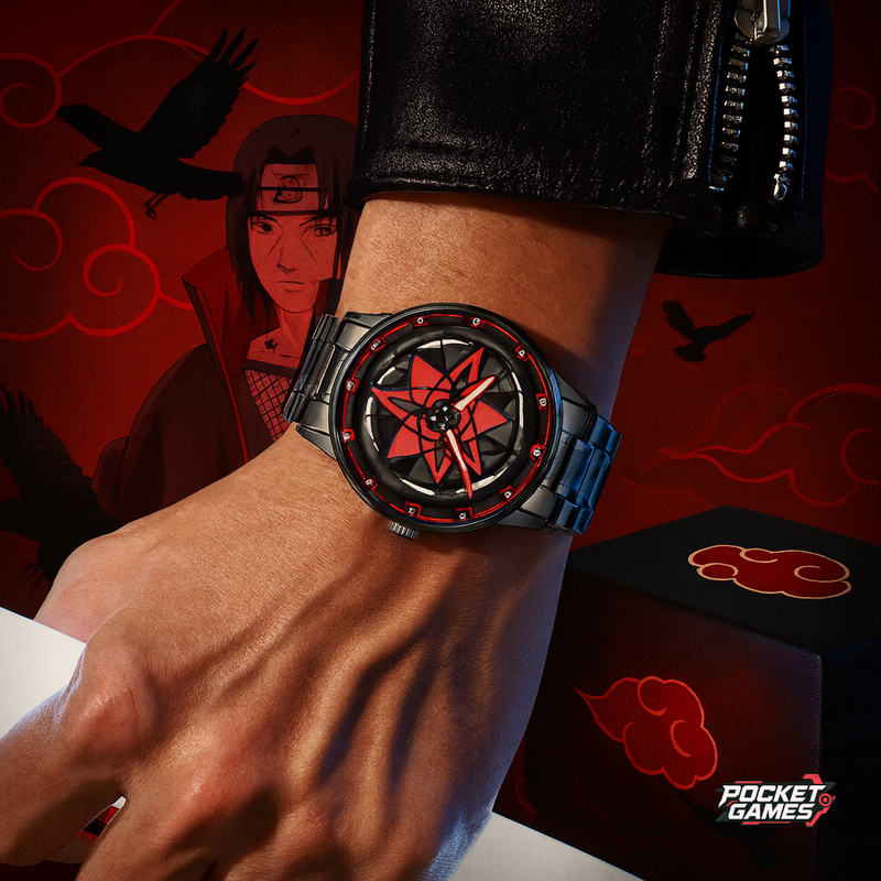 Akatsuki Watches - O Poder do Sharingan em Cada Segundo