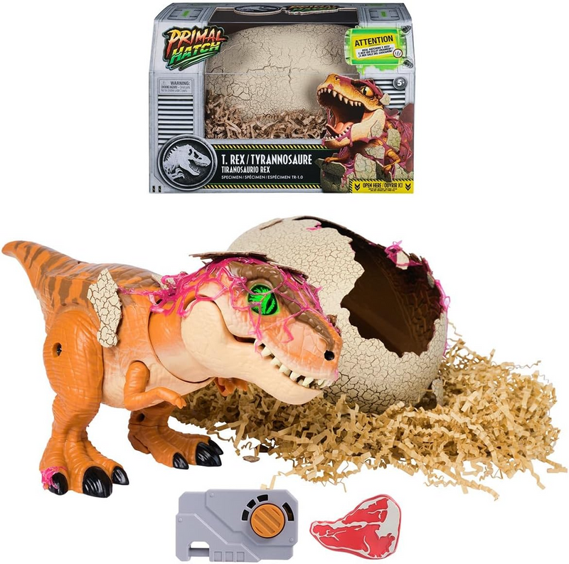 Bebê Dinossauro Interativo: ele nasce, anda, ruge e reage como um dinossauro de verdade!