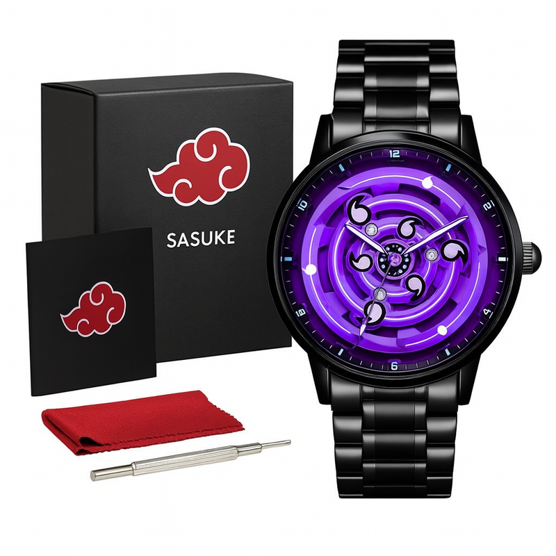 Akatsuki Watches - O Poder do Sharingan em Cada Segundo